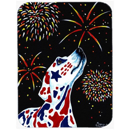 SKILLEDPOWER For Our Heros Fireworks Patriotic Dalmatian Mouse Pad, Hot Pad or Trivet SK1660958